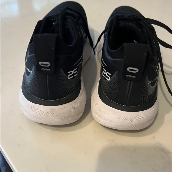 ASICS Black and White Running Shoes - Picture 3 of 4
